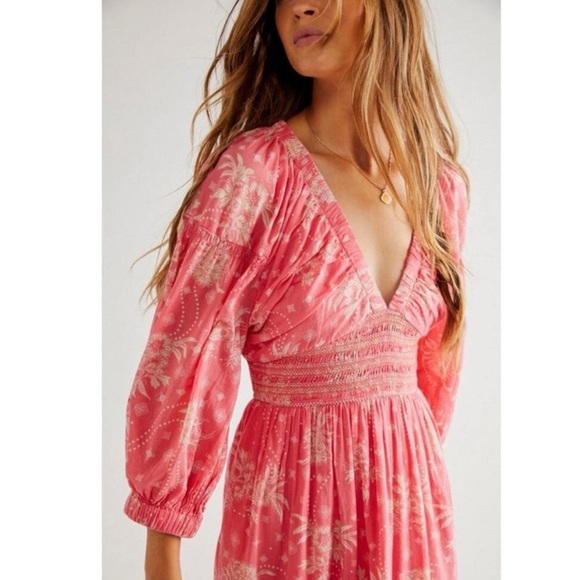 Free People Golden Hour Maxi Dress, SIZE SMALL 1418 - Picture 4 of 8